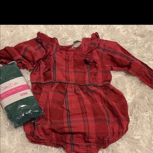 Ruffle Butts Infant Christmas Outfit